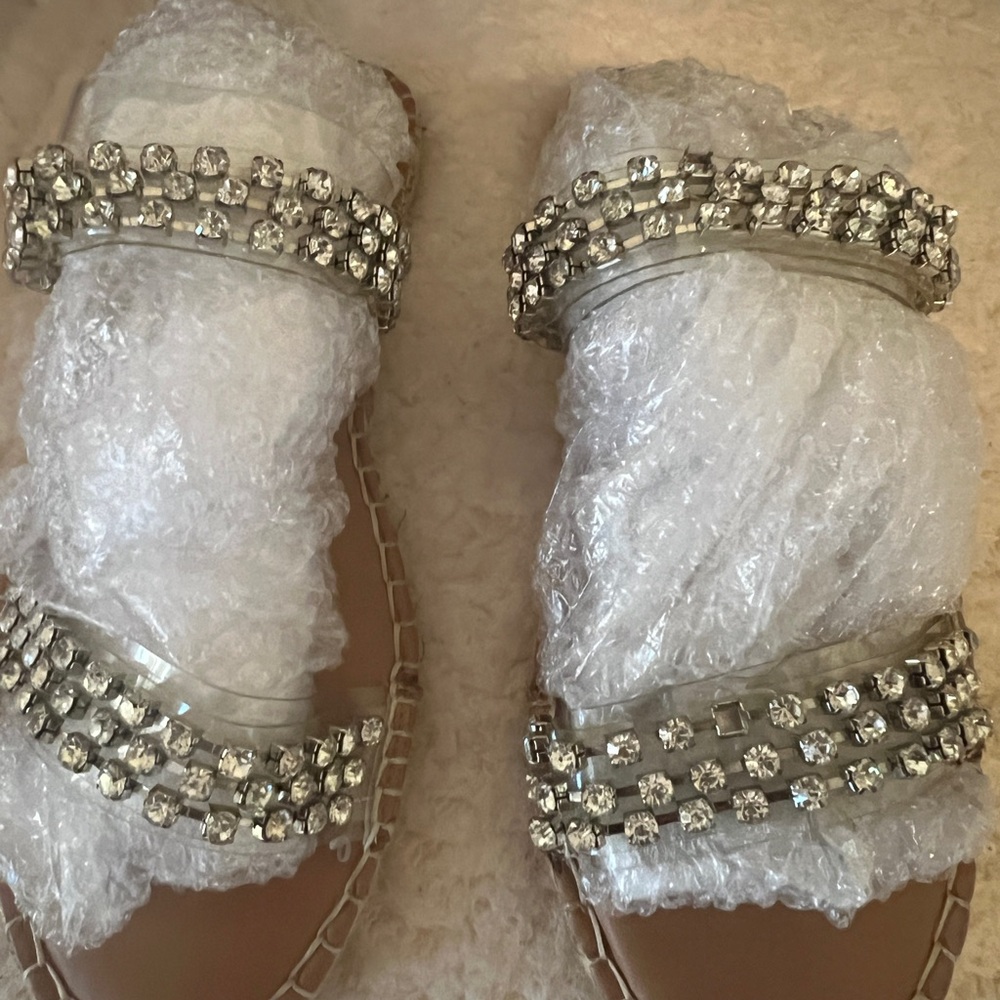 Elegant Crystal Embellished Sandals